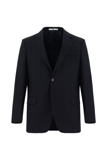 Siyah Lacivert Super Slim Fit Ekstra Dar Kesim Klasik Desenli Takım Elbise