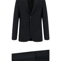 Orta Antrasit Super Slim Fit Ekstra Dar Kesim Klasik Desenli Takım Elbise