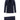 Koyu Lacivert Super Slim Fit Ekstra Dar Kesim Çizgili Kruvaze Takım Elbise