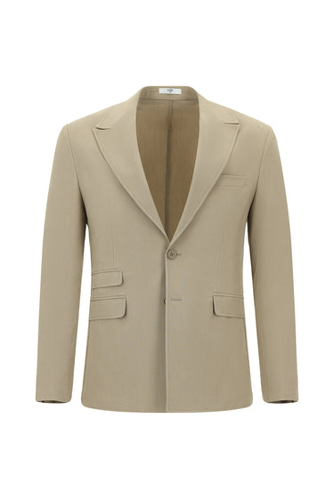 Orta Vizon Super Slim Fit Ekstra Dar Kesim Çizgili Takım Elbise
