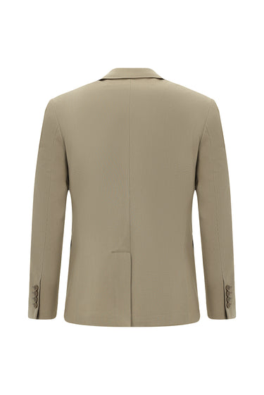 Orta Vizon Super Slim Fit Ekstra Dar Kesim Çizgili Takım Elbise