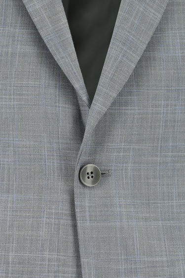 Orta Gri Regular Fit Klasik Desenli Takım Elbise