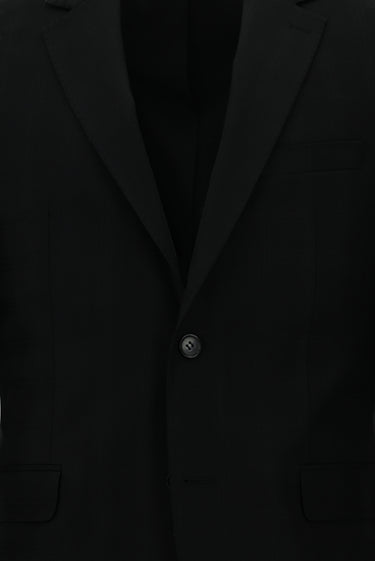 Siyah Regular Fit Ekose Takım Elbise