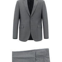 Açık Füme 7 Drop Slim Fit Dar Kesim Desenli Takım Elbise