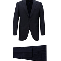 Dark Navy 6-Drop Regular Fit Standard Cut Wool Suit