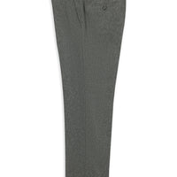 Orta Füme 4 Drop Relaxed Fit Rahat Kesim Tokalı Yünlü Flanel Klasik Pantolon