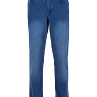 Uçuk Mavi Regular Fit Standart Kesim Pamuklu 5 Cep Denim Pantolon