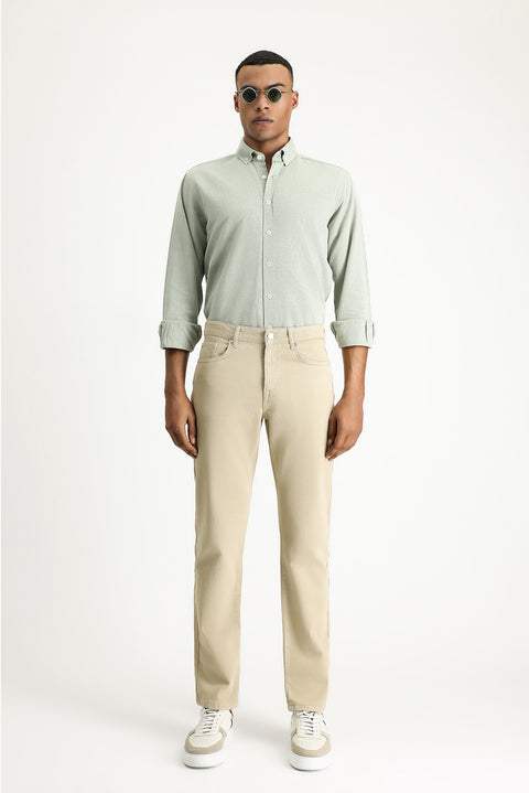 Camel Regular Fit Standart Kesim Denim Pamuk Pantolon