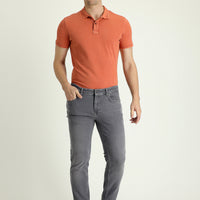 Orta Gri Super Slim Fit Eksra Dar Kesim Likralı Denim Pantolon
