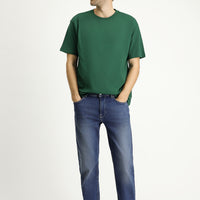 İndigo Regular Fit Likralı Denim Pantolon