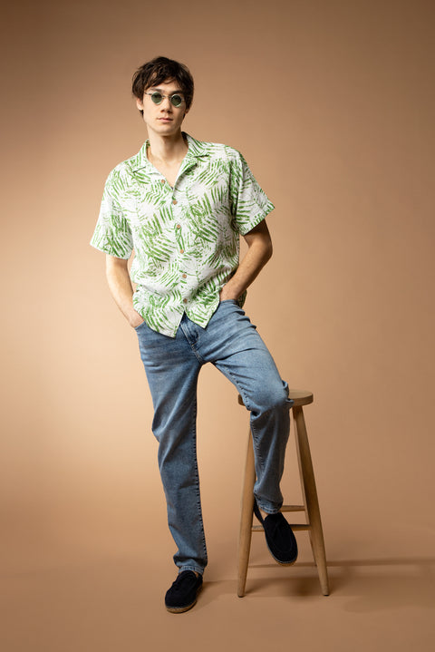 İndigo Regular Fit Standart Kesim Likralı Denim Pantolon