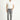 Orta Gri Slim Fit Dar Kesim Likralı Denim Pantolon