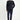 Siyah Regular Fit Likralı Denim Pantolon