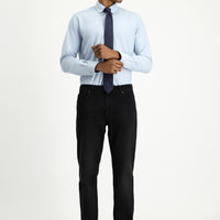 Siyah Regular Fit Likralı Denim Pantolon