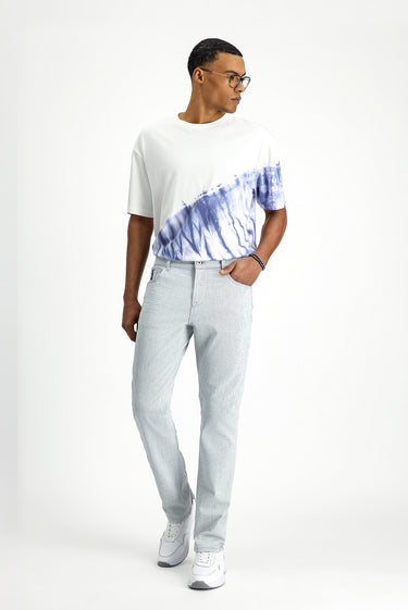 Açık Mavi Slim Fit Dar Kesim Likralı Denim Pantolon