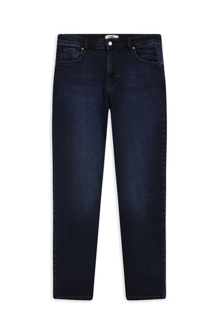 Koyu Lacivert 4 Drop Relaxed Fit Rahat Kesim Likralı Denim Pantolon