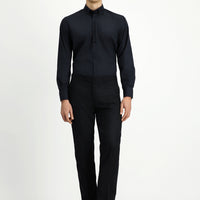 Siyah Regular Fit Klasik Kumaş Pantolon