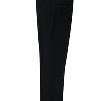 Black 4-Drop Relaxed Fit Classic Fabric Trousers