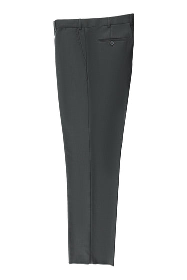 Koyu Füme Relaxed Fit Rahat Kesim Klasik Kumaş Pantolon