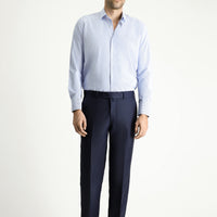 Koyu Lacivert 6 Drop Regular Fit Standart Kesim Klasik Kumaş Pantolon