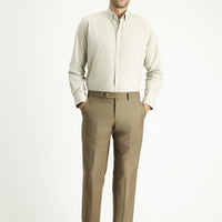 Koyu Vizon 6 Drop Regular Fit Standart Kesim Klasik Kumaş Pantolon