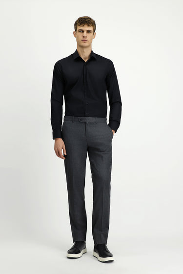 Orta Füme Regular Fit Klasik Kumaş Pantolon
