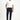 Koyu Lacivert Super Slim Fit Ekstra Dar Kesim Beli Lastikli İpli Gofre Likralı Klasik Kumaş Pantolon