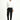 Siyah Super Slim Fit Ekstra Dar Kesim Klasik Kumaş Pantolon
