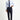Koyu Lacivert Slim Fit Dar Kesim Klasik Kumaş Pantolon