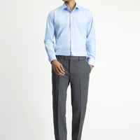 Orta Füme Regular Fit Klasik Kumaş Pantolon