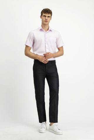 Koyu Füme 7 Drop Slim Fit Dar Kesim Yünlü Klasik Kumaş Pantolon