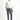 Koyu Füme Super Slim Fit Ekstra Dar Kesim Beli Lastikli İpli Desenli Likralı Klasik Kumaş Pantolon