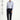 Koyu Lacivert Techno-Line Slim Fit Dar Kesim Beli Lastikli İpli Klasik Kumaş Pantolon