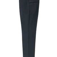 Koyu Antrasit Slim Fit Dar Kesim Klasik Desenli Kumaş Pantolon