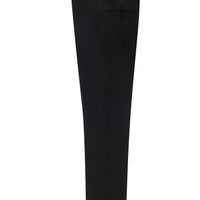 Siyah 7 Drop Slim Fit Dar Kesim Yünlü Klasik Kumaş Pantolon