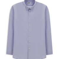 Lilac Long Sleeve Slim Fit Narrow Cut Cotton 4 Seasons Oxford Shirt