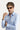 Uçuk Mavi Uzun Kol Slim Fit Dar Kesim Non Iron Klasik Pamuklu Gömlek