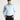 Uçuk Mavi Uzun Kol Slim Fit Dar Kesim Pamuklu Non Iron Saten Klasik Gömlek
