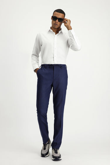 Beyaz Uzun Kol Slim Fit Dar Kesim Pamuklu Non Iron Saten Klasik Gömlek