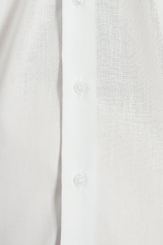Beyaz Uzun Kol Slim Fit Dar Kesim Non Iron Klasik Pamuklu Gömlek