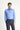 Aqua Mavisi Uzun Kol Slim Fit Dar Kesim Klasik Non Iron Saten Pamuklu Gömlek