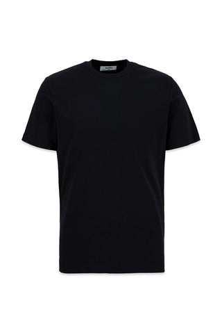 Siyah Bisiklet Yaka Regular Fit %100 Pamuk Basic Tişört