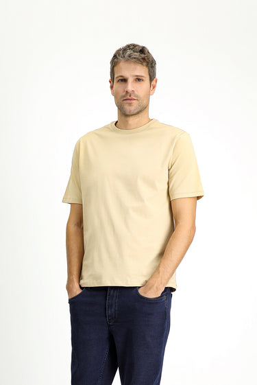 Orta Vizon Bisiklet Yaka Regular Fit Süprem Pamuk Tişört