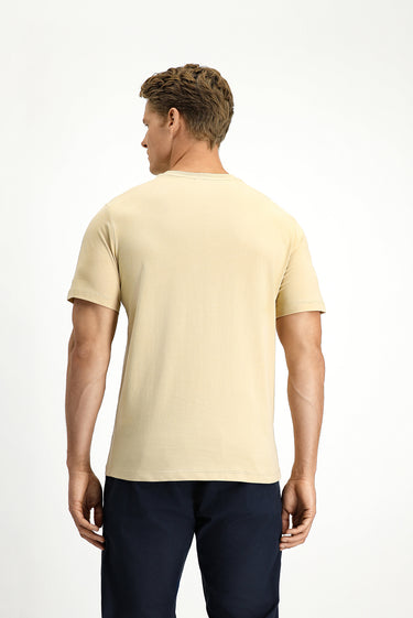 Orta Vizon Bisiklet Yaka Slim Fit Dar Kesim Süprem Pamuk Tişört