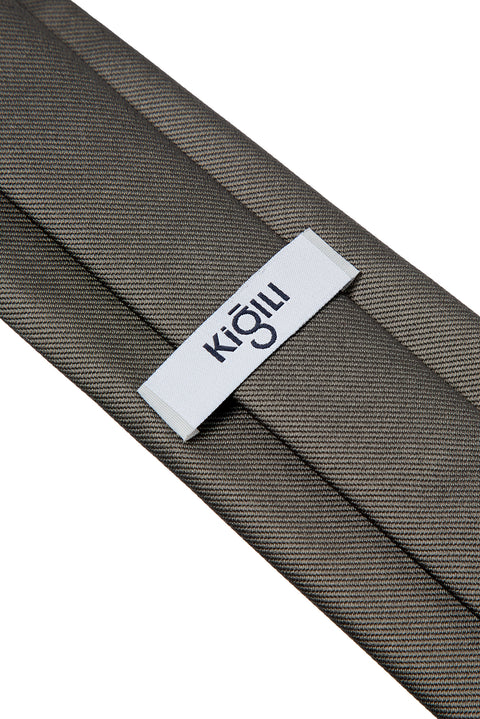 Dark Charcoal Solid Tie