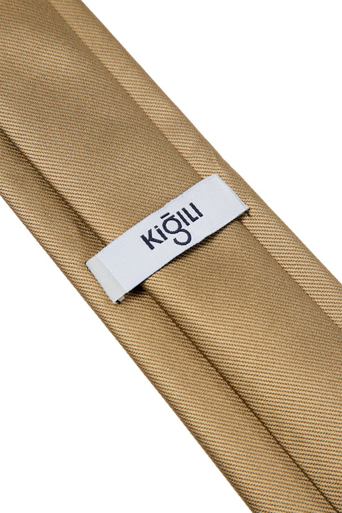 Gold Solid Tie