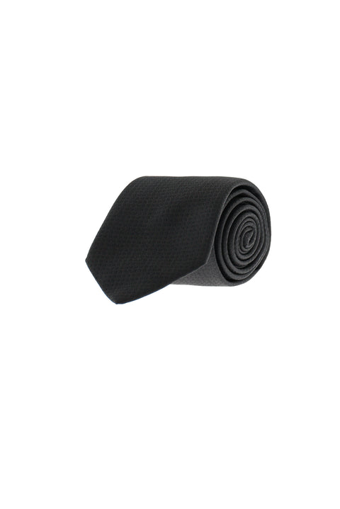Black Patterned Tie