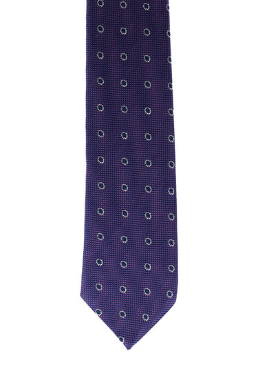 Orta Mor Desenli Kravat