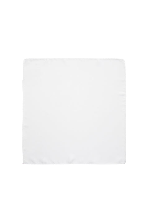Off-White Plain Handkerchief