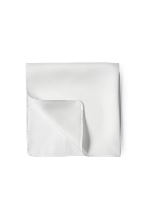 Off-White Plain Handkerchief